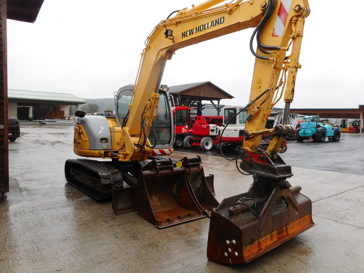 Kettenbagger typu New Holland E80 - 1ES ( 8.010kg ) 3 Löffel, Gebrauchtmaschine v St. Nikolai ob Draßling (Obrázok 5)