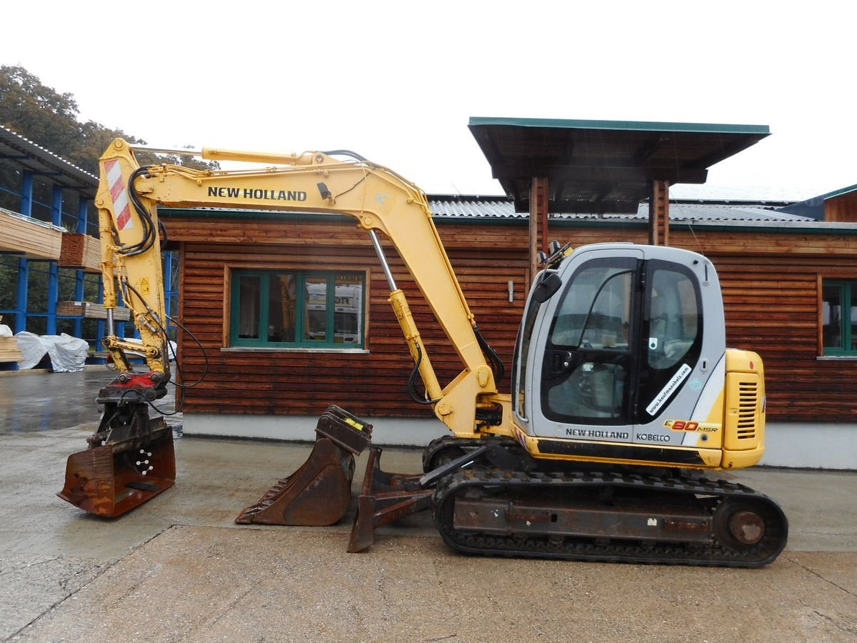 Kettenbagger del tipo New Holland E80 - 1ES ( 8.010kg ) 3 Löffel, Gebrauchtmaschine en St. Nikolai ob Draßling (Imagen 1)