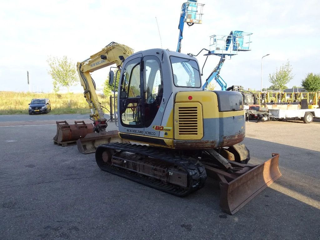 Kettenbagger des Typs New Holland E80MSR-1ES, Gebrauchtmaschine in Zutphen (Bild 3)