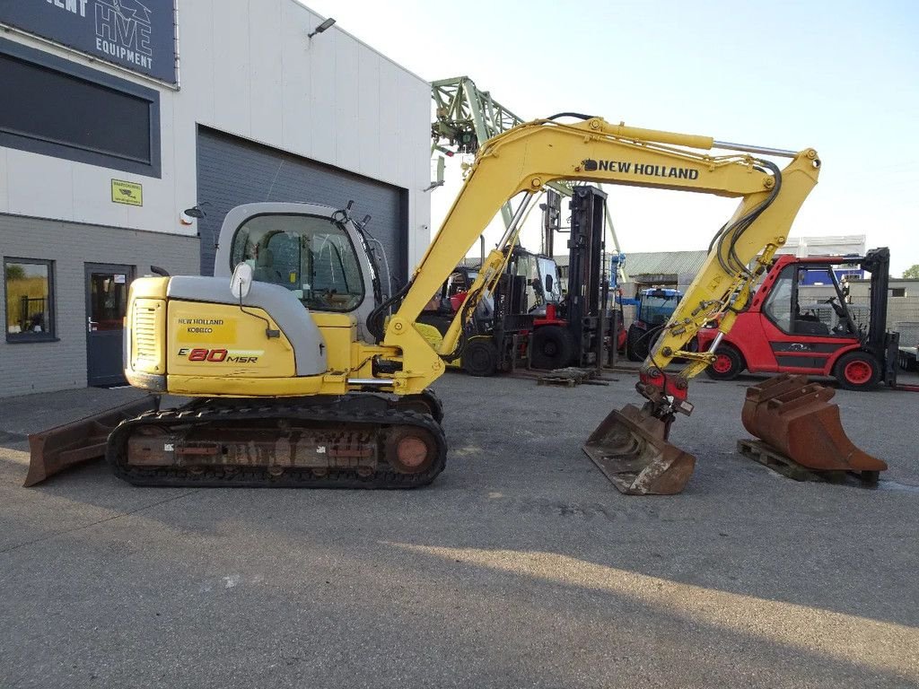 Kettenbagger del tipo New Holland E80MSR-1ES, Gebrauchtmaschine en Zutphen (Imagen 7)