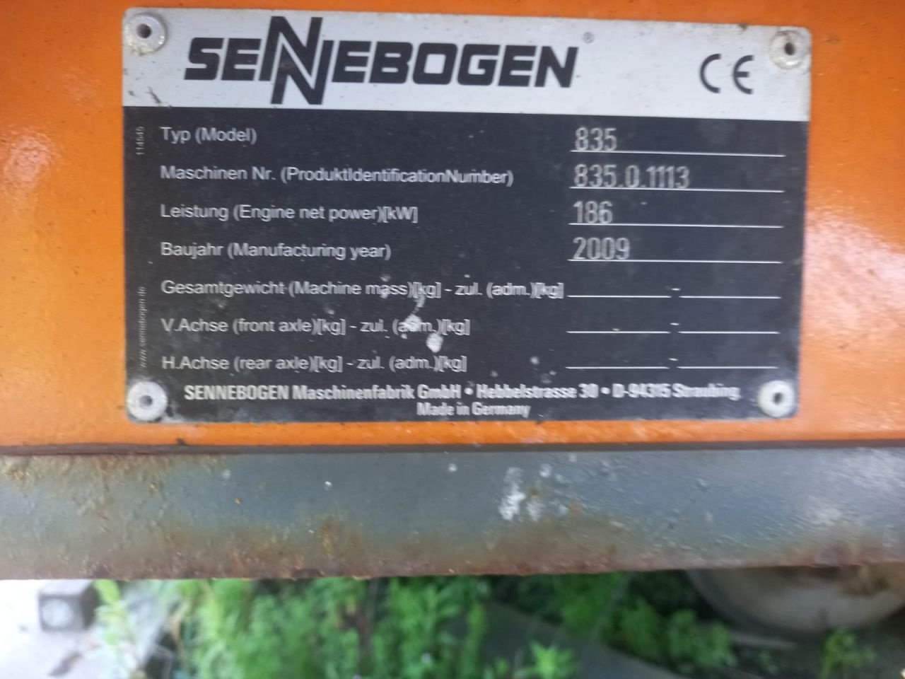 Kettenbagger typu Sennebogen 835, Gebrauchtmaschine w Wijnaldum (Zdjęcie 2)