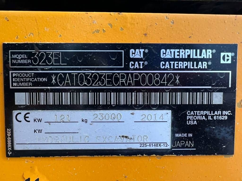 Kettenbagger tipa Sonstige Cat 323E L, Gebrauchtmaschine u Venlo (Slika 8)