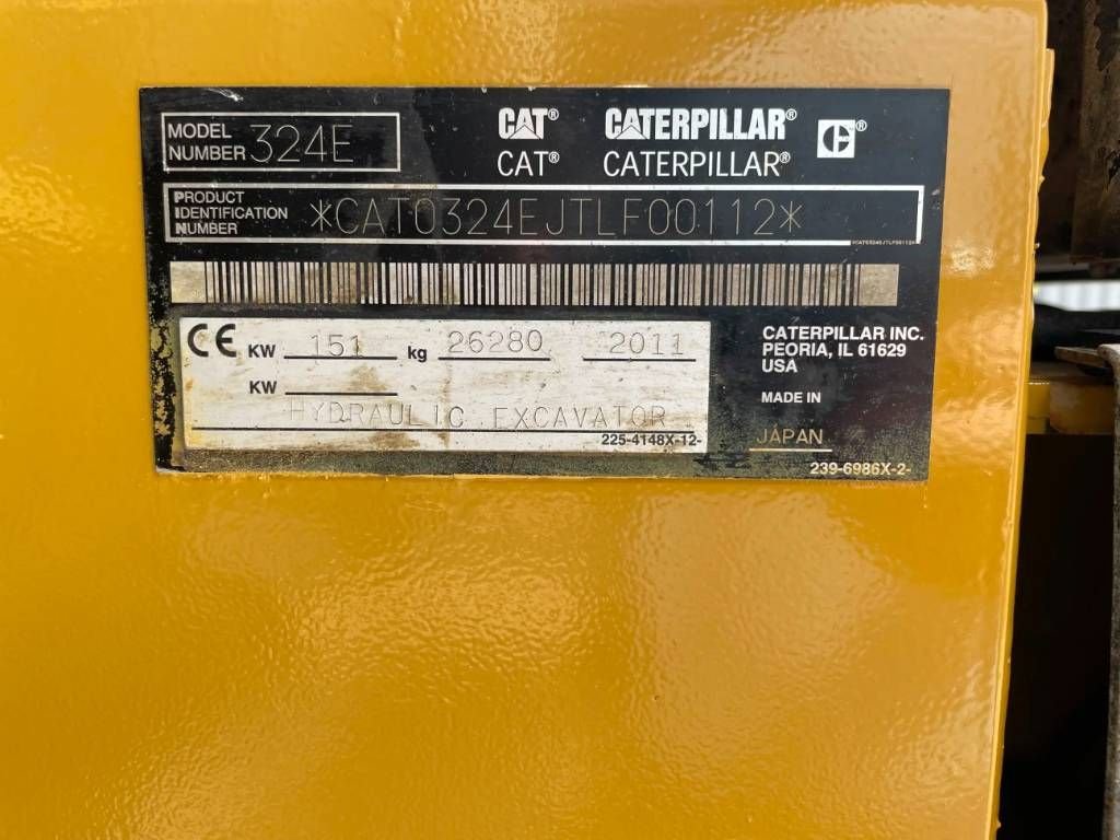 Kettenbagger typu Sonstige Cat 324E L, Gebrauchtmaschine w Venlo (Zdjęcie 3)