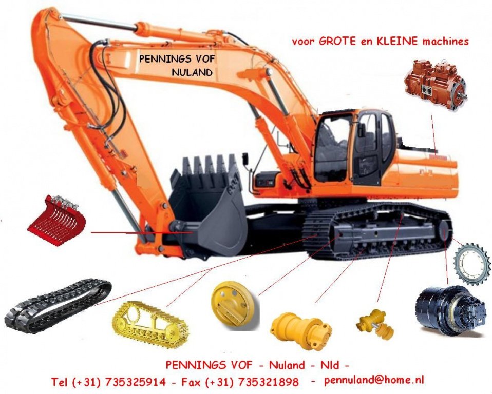 Kettenbagger du type Sonstige RUPSMOTOR rijmotor RUPSMOTOR rijmotor ALLE, Neumaschine en Nuland (Photo 2)