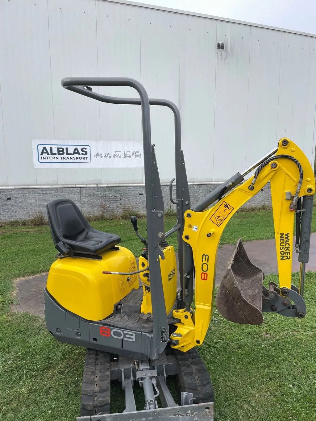 Kettenbagger Türe ait Sonstige Wacker Neuson 803/caterpillar 301.9 minigraafmachine Yanmar 9,5kw, Gebrauchtmaschine içinde Kwintsheul (resim 5)