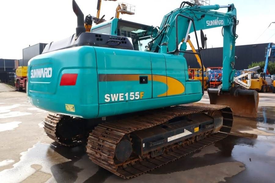 Kettenbagger typu Sunward SWE155F CE certification, Diesel, Digging depth: 5, Gebrauchtmaschine w Groenlo (Zdjęcie 11)