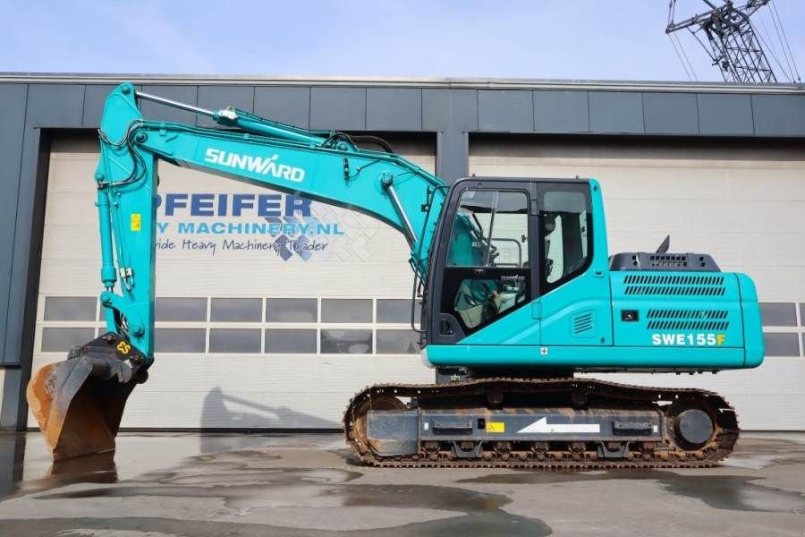 Kettenbagger del tipo Sunward SWE155F CE certification, Diesel, Digging depth: 5, Gebrauchtmaschine In Groenlo (Immagine 8)