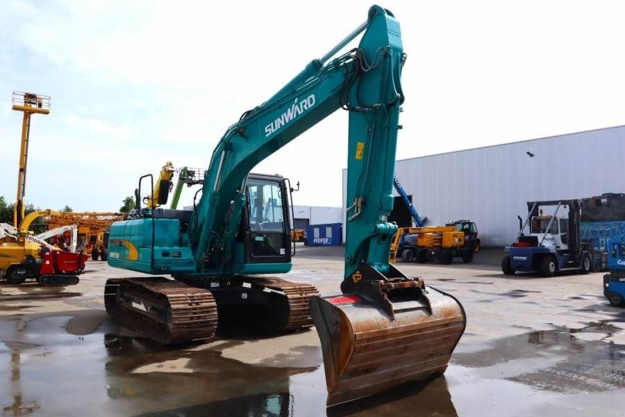 Kettenbagger of the type Sunward SWE155F CE certification, Diesel, Digging depth: 5, Gebrauchtmaschine in Groenlo (Picture 9)