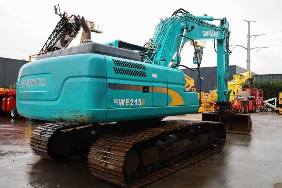 Kettenbagger typu Sunward SWE215F CE certification, Diesel, Digging depth: 6, Gebrauchtmaschine w Groenlo (Zdjęcie 9)