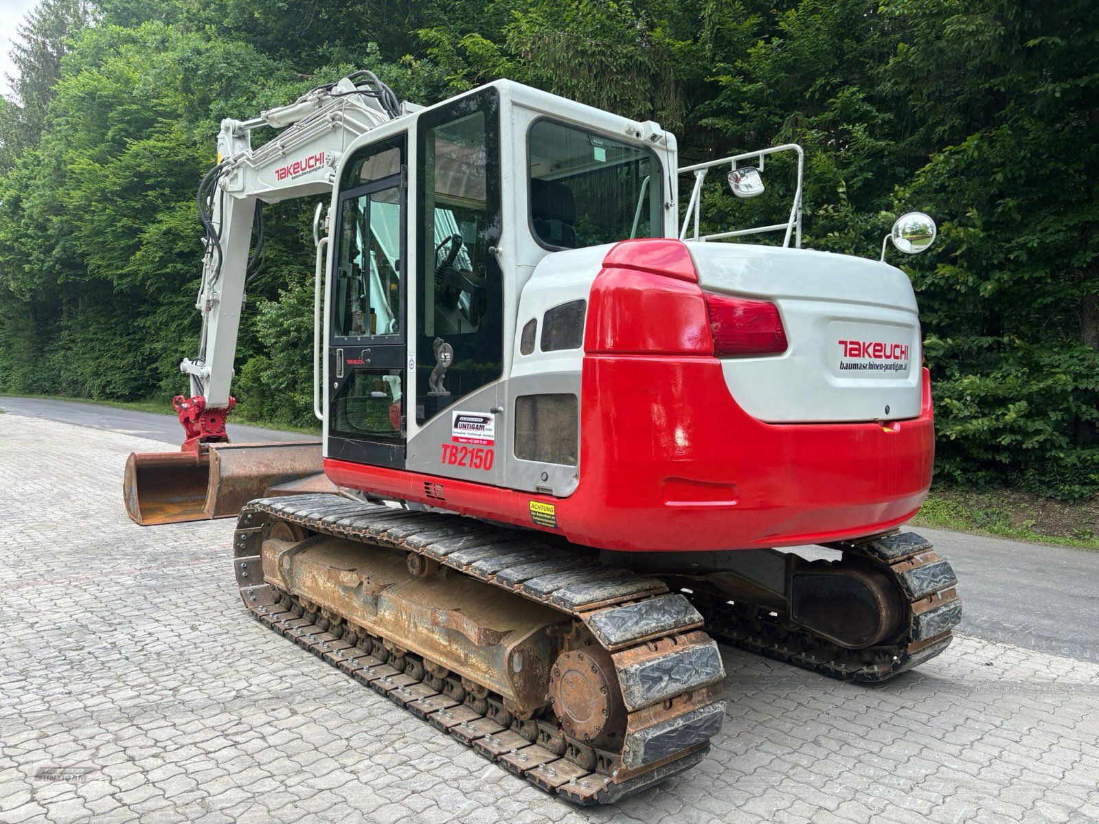 Kettenbagger Türe ait Takeuchi TB 2150, Gebrauchtmaschine içinde Deutsch - Goritz (resim 5)