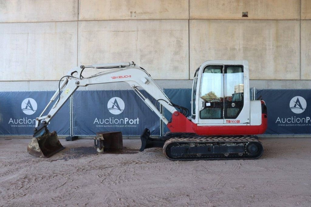 Kettenbagger des Typs Takeuchi TB160C, Gebrauchtmaschine in Antwerpen (Bild 2)