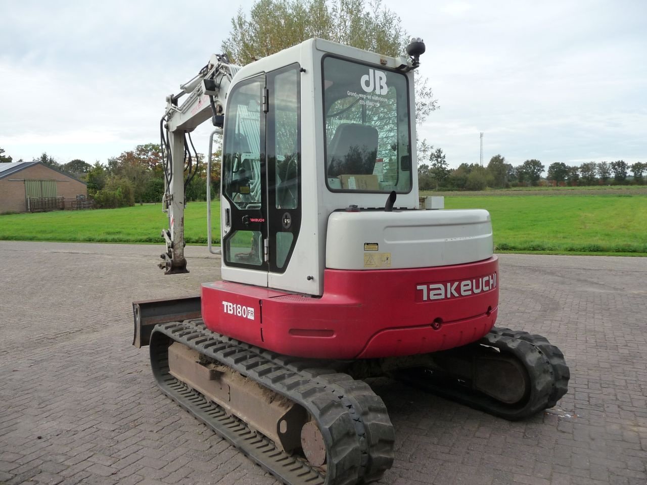 Kettenbagger Türe ait Takeuchi TB180FR, Gebrauchtmaschine içinde Oirschot (resim 2)