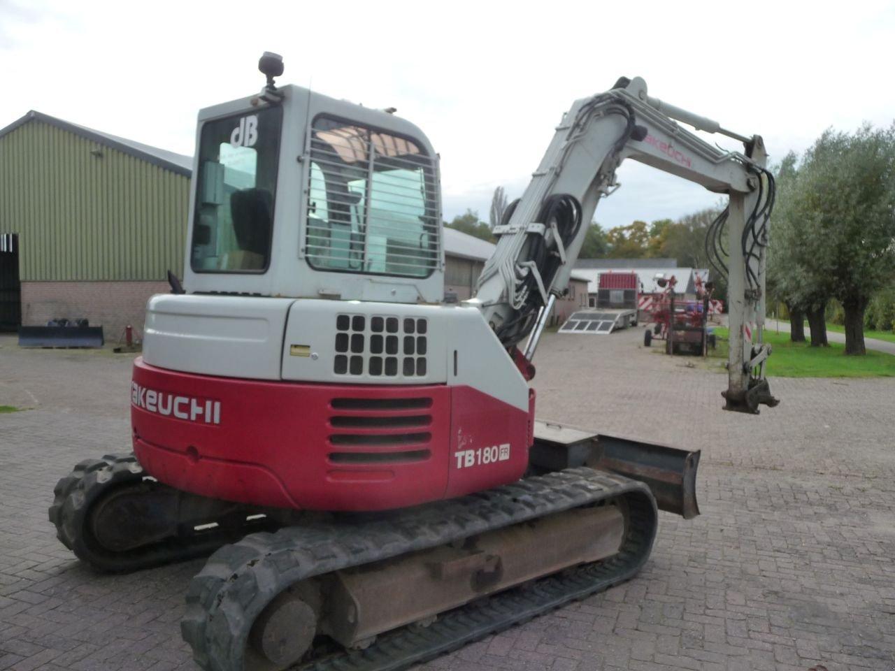 Kettenbagger Türe ait Takeuchi TB180FR, Gebrauchtmaschine içinde Oirschot (resim 3)