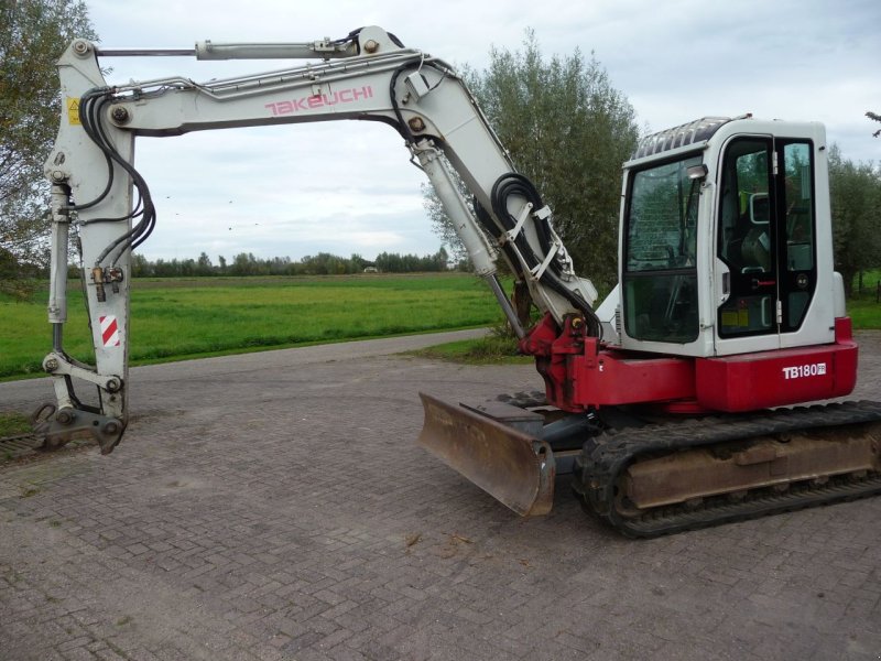 Kettenbagger Türe ait Takeuchi TB180FR, Gebrauchtmaschine içinde Oirschot