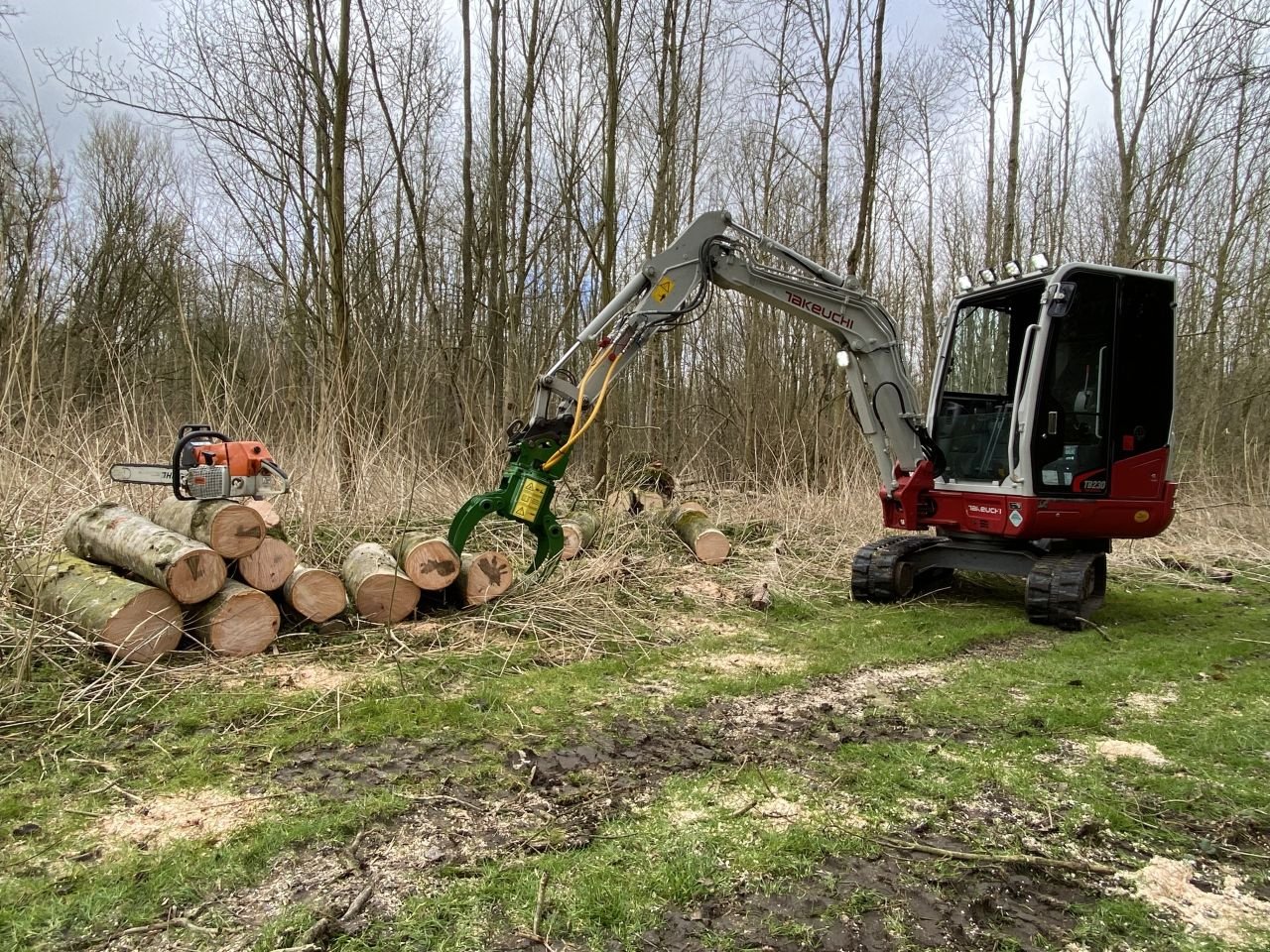 Kettenbagger Türe ait Takeuchi Tb230, Gebrauchtmaschine içinde Dronten (resim 8)