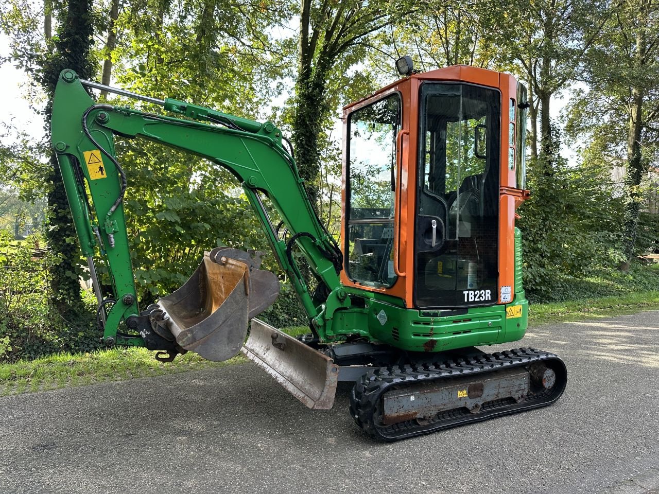 Kettenbagger van het type Takeuchi TB23R, Gebrauchtmaschine in Rossum (Foto 11)