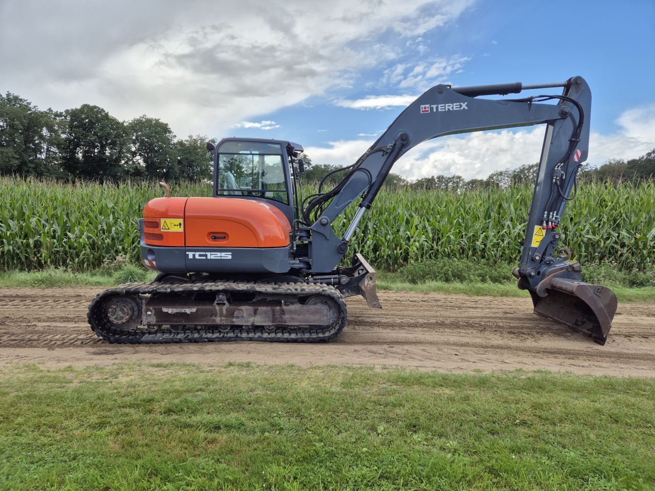 Kettenbagger van het type Terex TC 125, Gebrauchtmaschine in Fleringen (Foto 2)