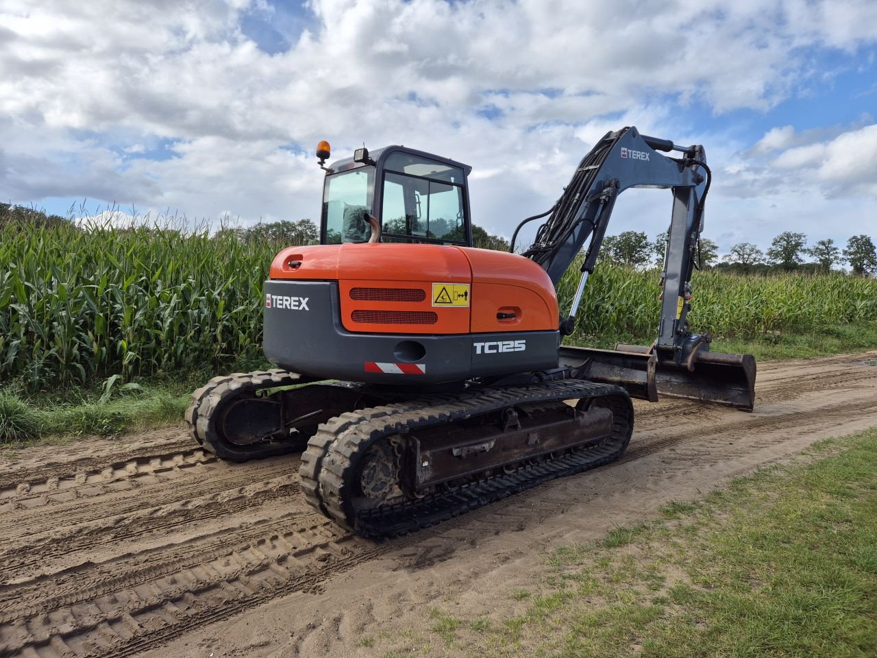 Kettenbagger of the type Terex TC 125, Gebrauchtmaschine in Fleringen (Picture 1)