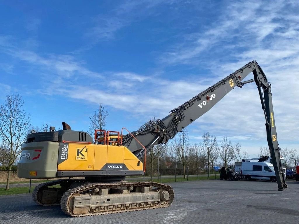 Kettenbagger van het type Volvo EC 480 EHR 28 METER 2X BOOM EXT U/C DEMOLITION ABBRUCH, Gebrauchtmaschine in Marknesse (Foto 5)