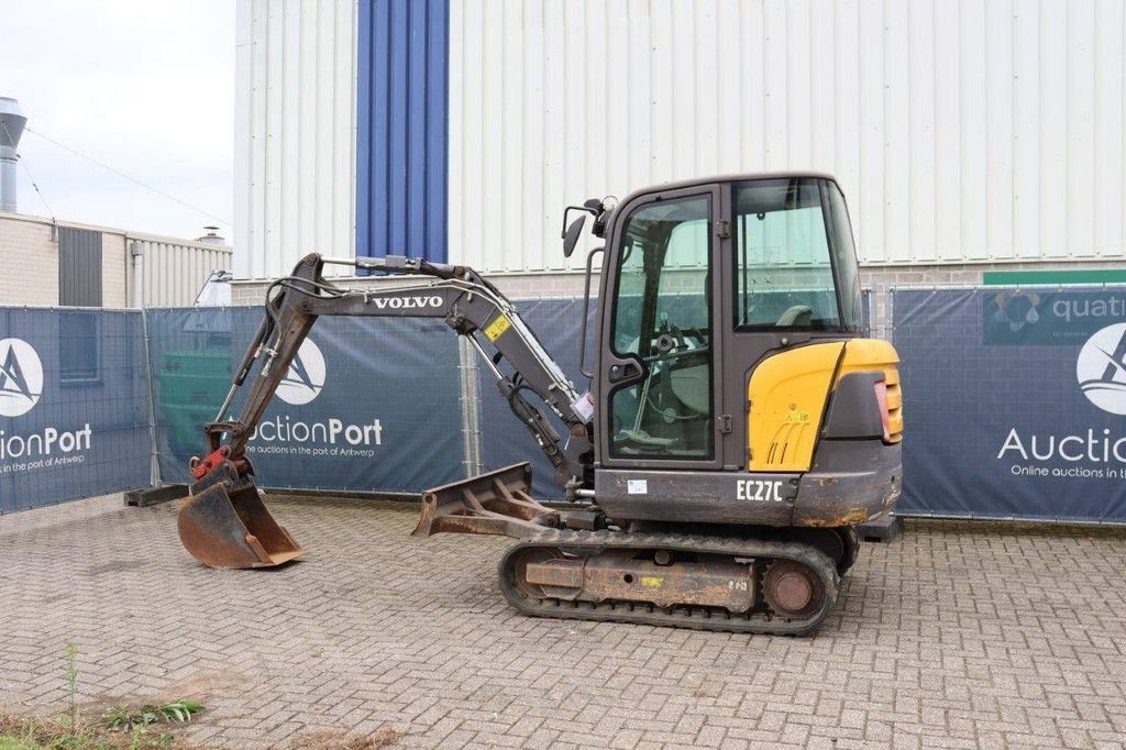 Kettenbagger Türe ait Volvo EC27C, Gebrauchtmaschine içinde Antwerpen (resim 3)