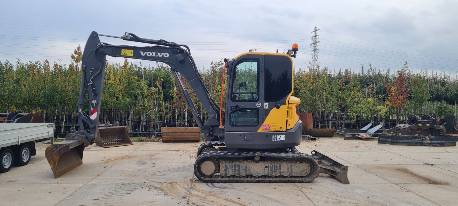 Kettenbagger of the type Volvo Ecr 58 d, Gebrauchtmaschine in Kesteren (Picture 9)