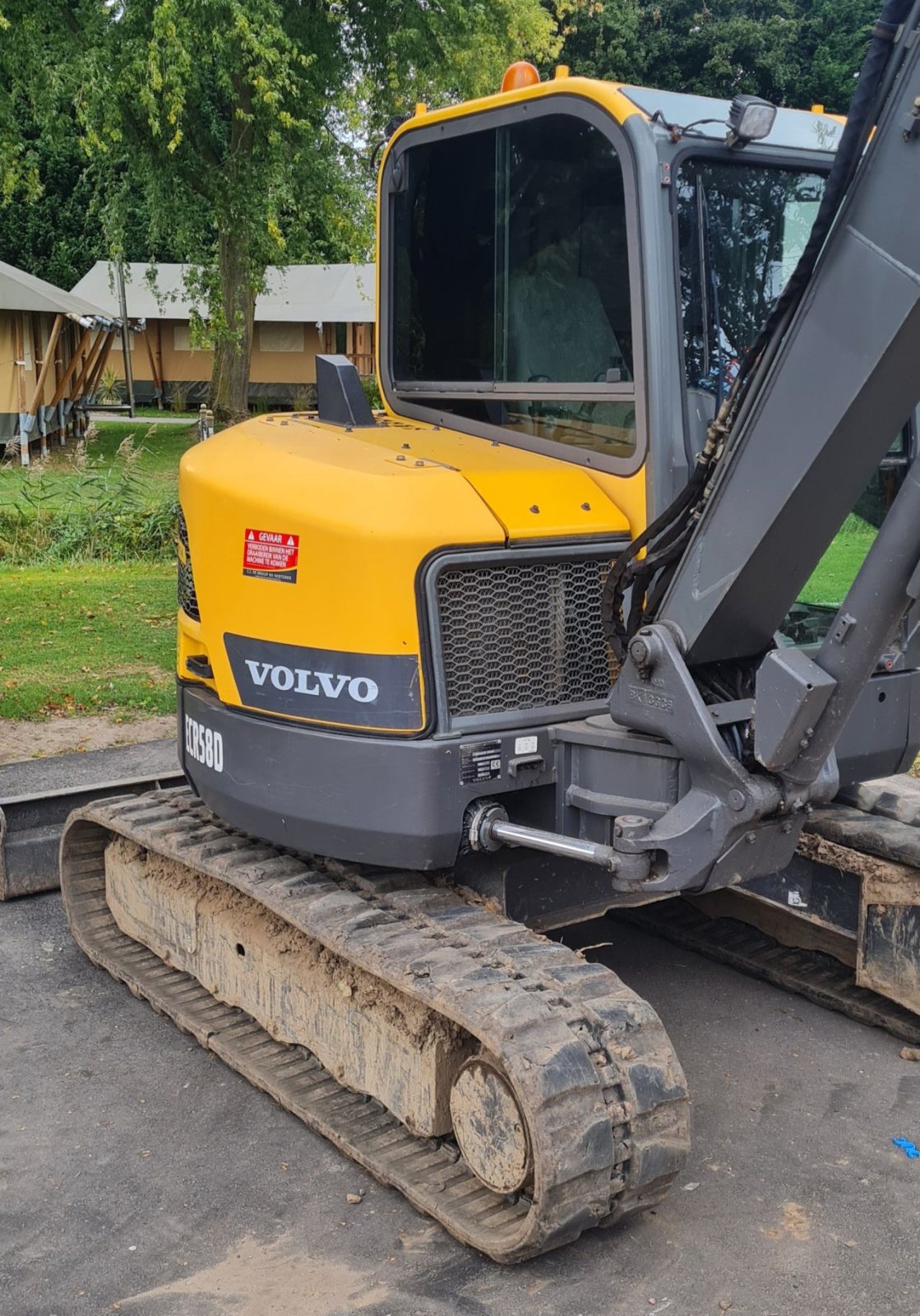 Kettenbagger du type Volvo Ecr 58 d, Gebrauchtmaschine en Kesteren (Photo 4)