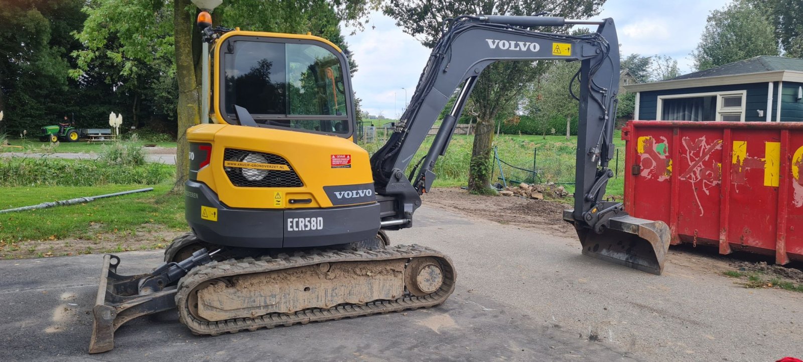 Kettenbagger typu Volvo Ecr 58 d, Gebrauchtmaschine w Kesteren (Zdjęcie 9)