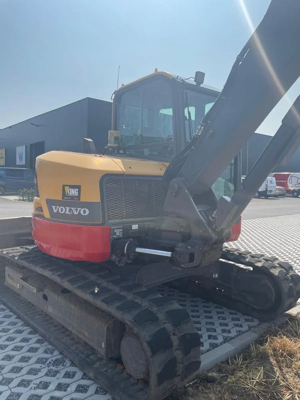 Kettenbagger Türe ait Volvo ECR88D, Gebrauchtmaschine içinde Wevelgem (resim 3)