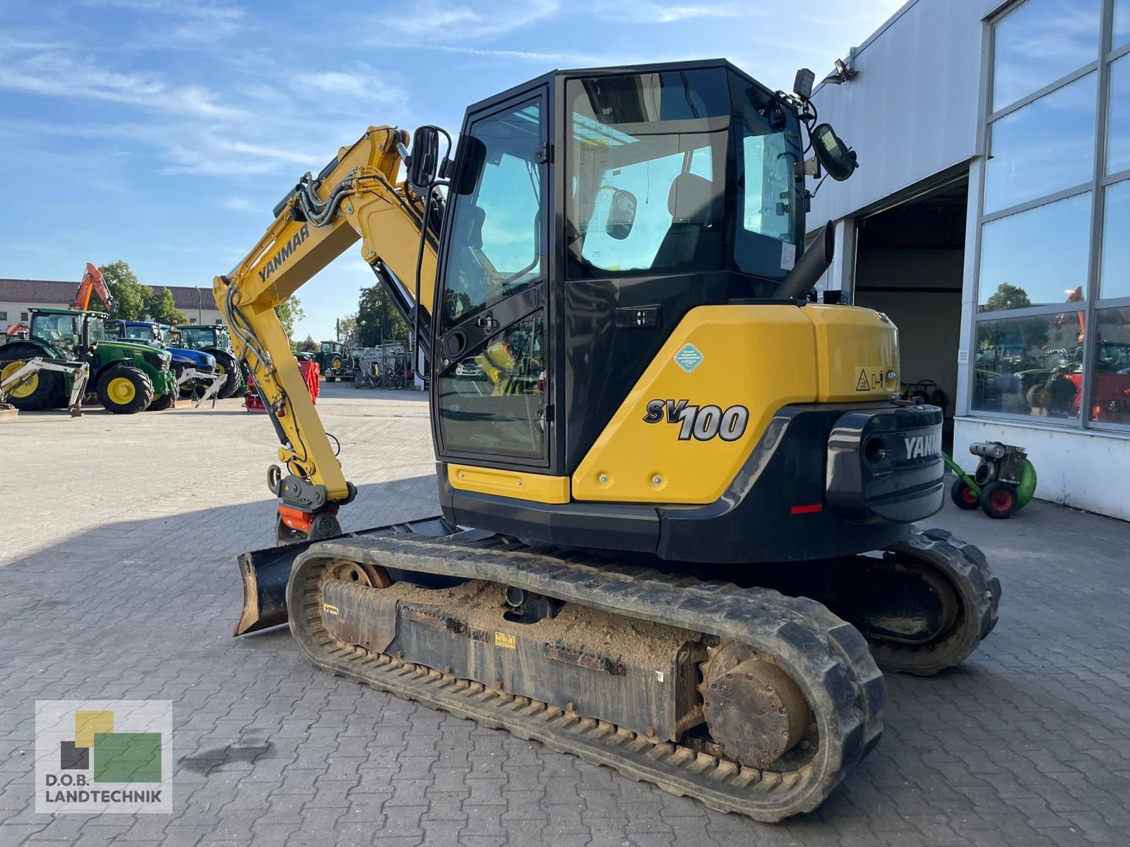 Kettenbagger van het type Yanmar SV 100, Gebrauchtmaschine in Regensburg (Foto 10)