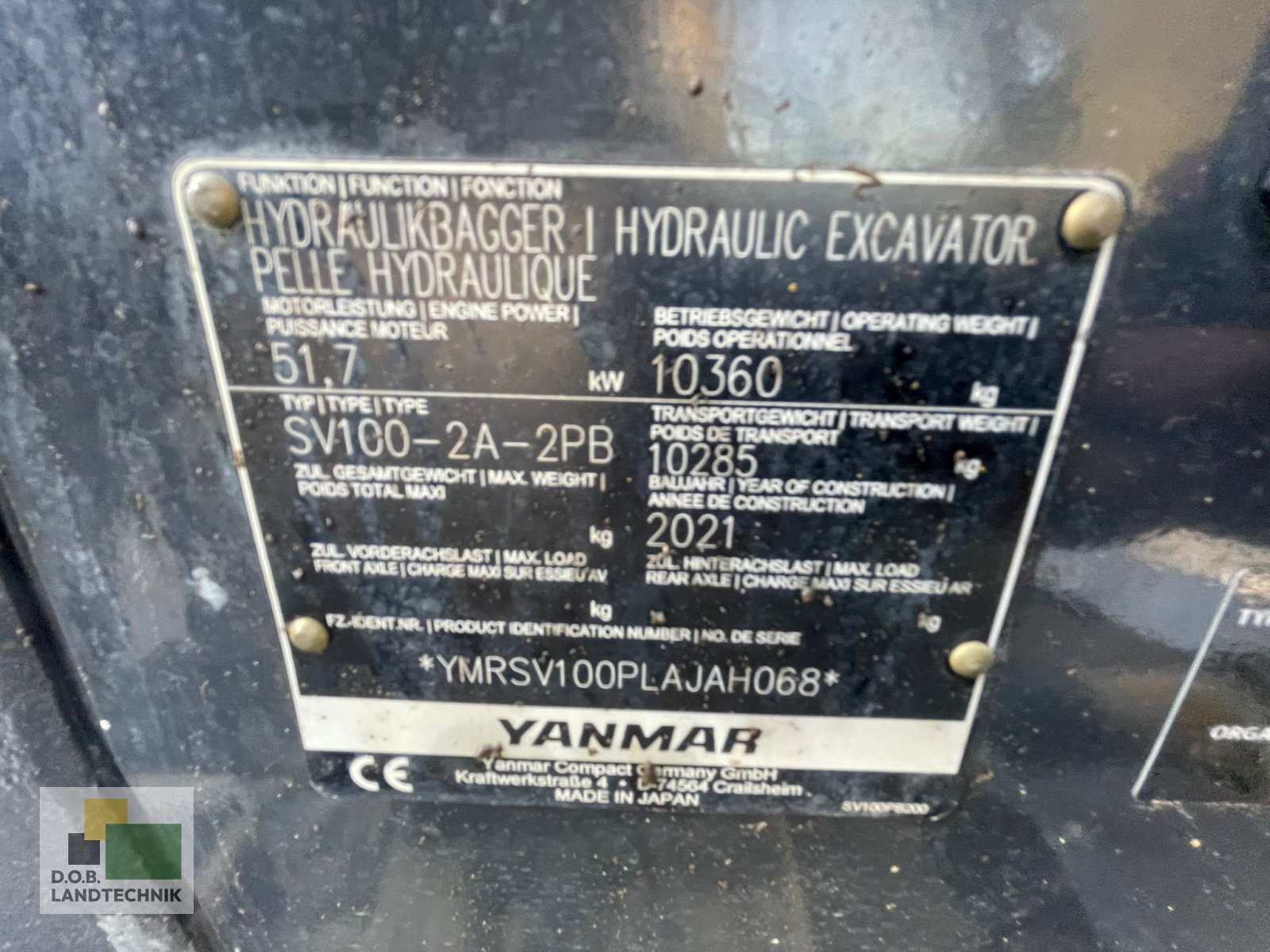 Kettenbagger za tip Yanmar SV 100, Gebrauchtmaschine u Regensburg (Slika 19)