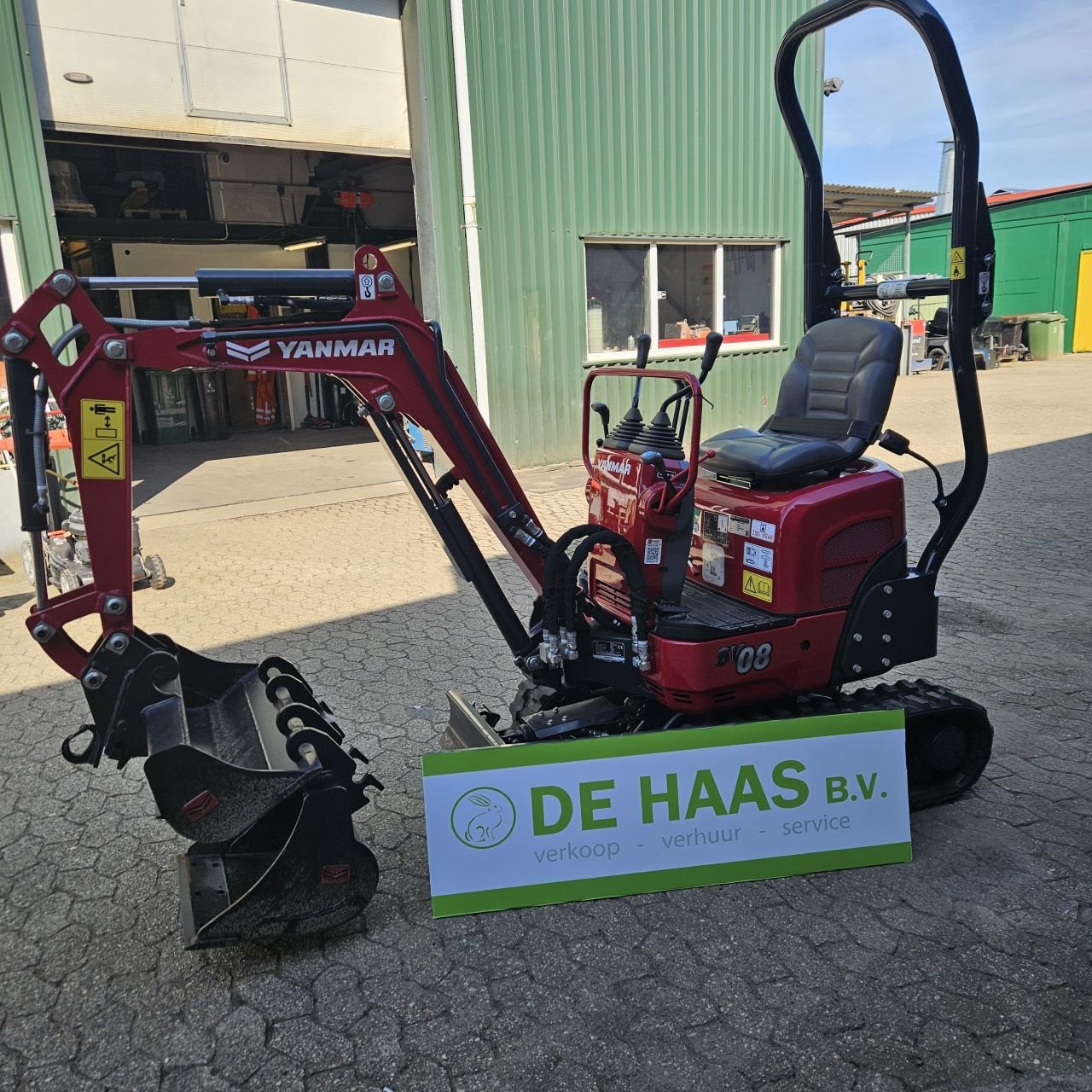 Kettenbagger del tipo Yanmar SV08, Neumaschine In EDE (Immagine 1)