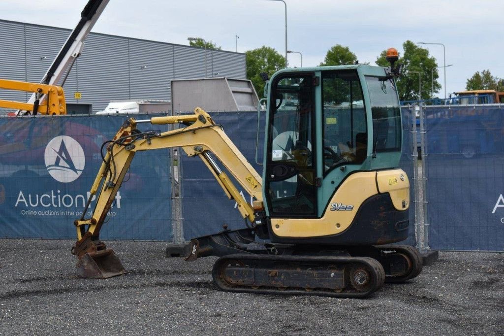 Kettenbagger Türe ait Yanmar SV22, Gebrauchtmaschine içinde Antwerpen (resim 3)