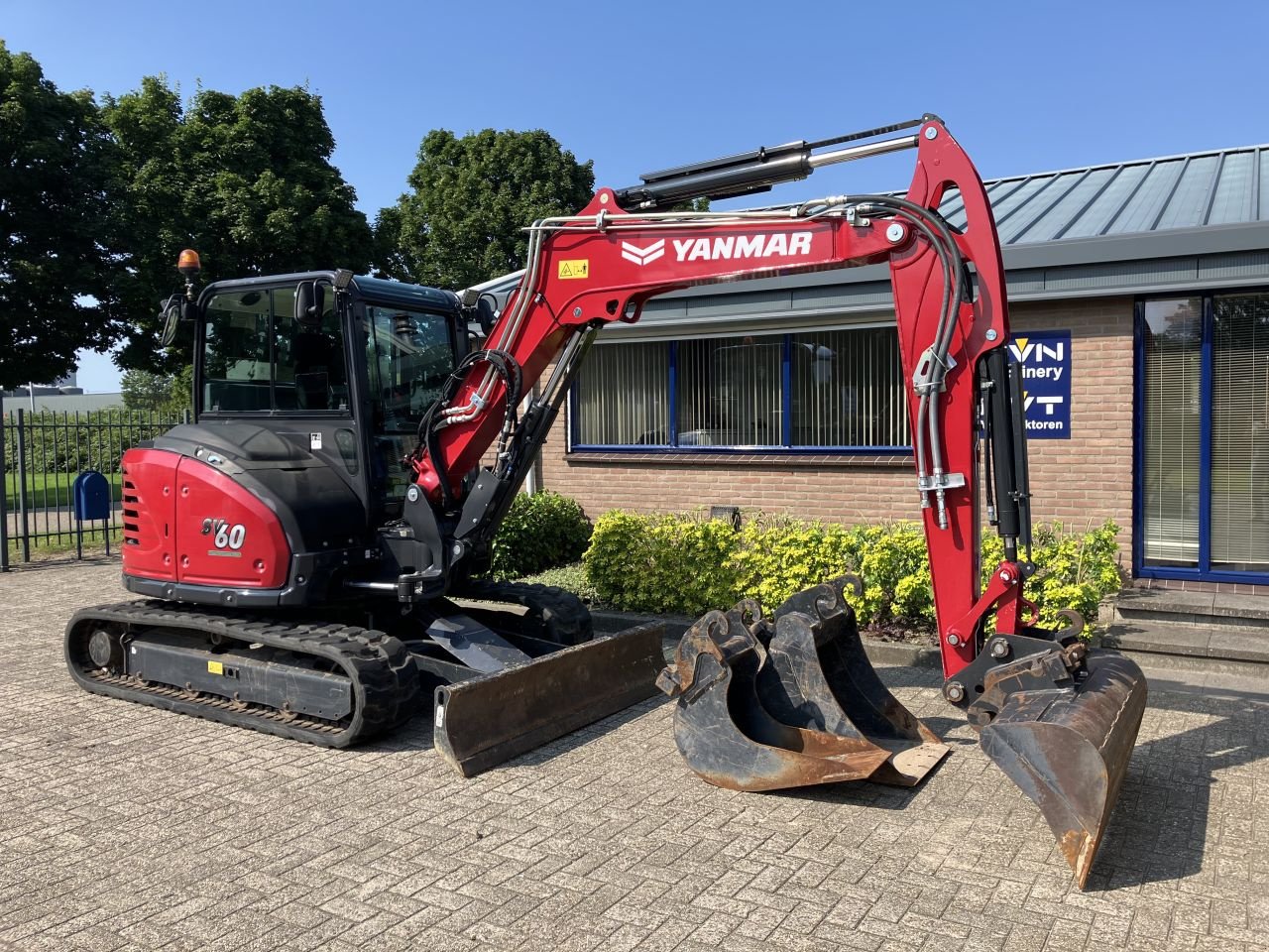 Kettenbagger a típus Yanmar SV60-B, Gebrauchtmaschine ekkor: Dronten (Kép 7)