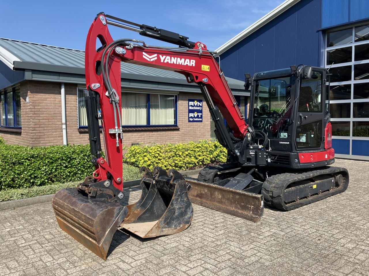 Kettenbagger du type Yanmar SV60-B, Gebrauchtmaschine en Dronten (Photo 2)