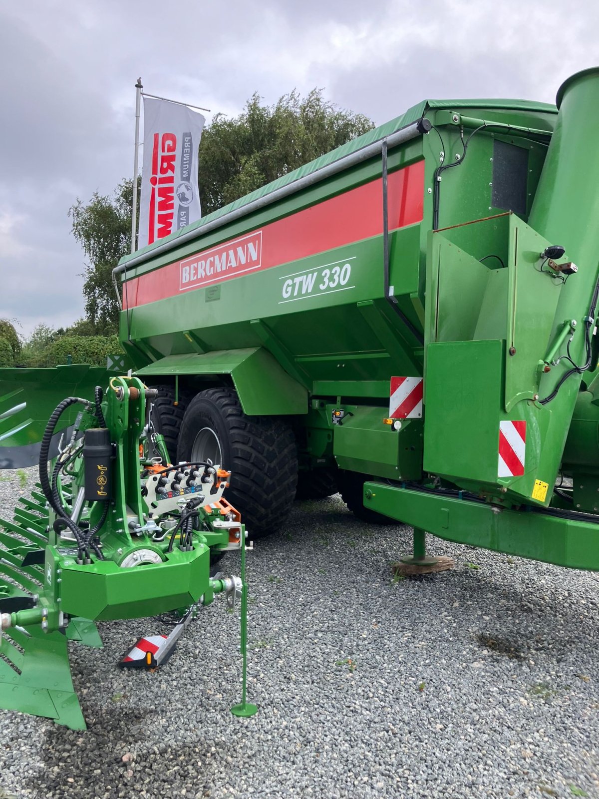 Kipper Türe ait Bergmann Überladewagen GTW330, Gebrauchtmaschine içinde Lohe-Rickelshof (resim 3)