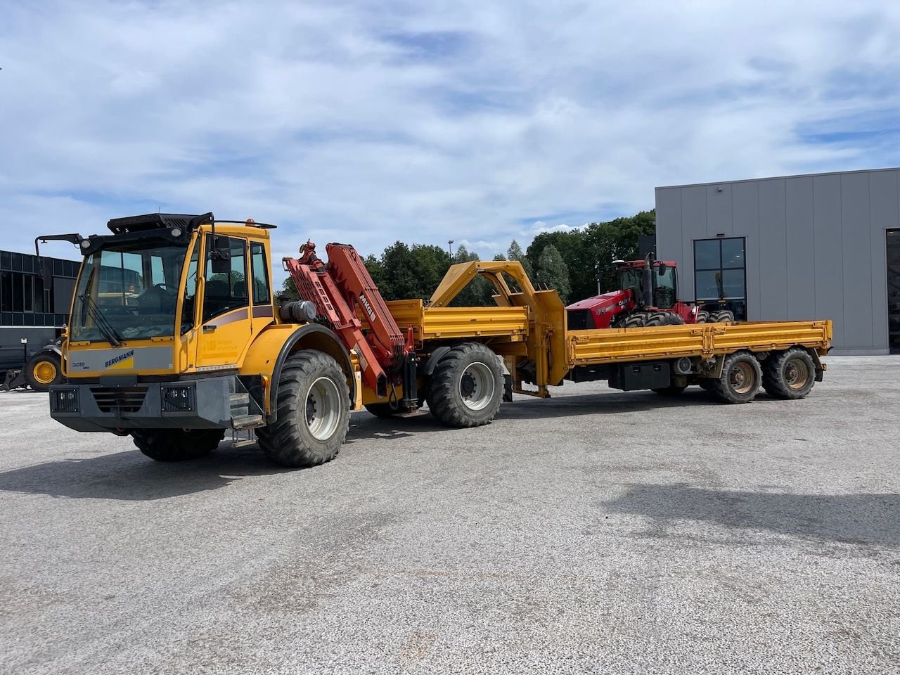 Kipper del tipo Bergmann 3012 Transporter met HKL Kraan, Gebrauchtmaschine en Holten (Imagen 3)