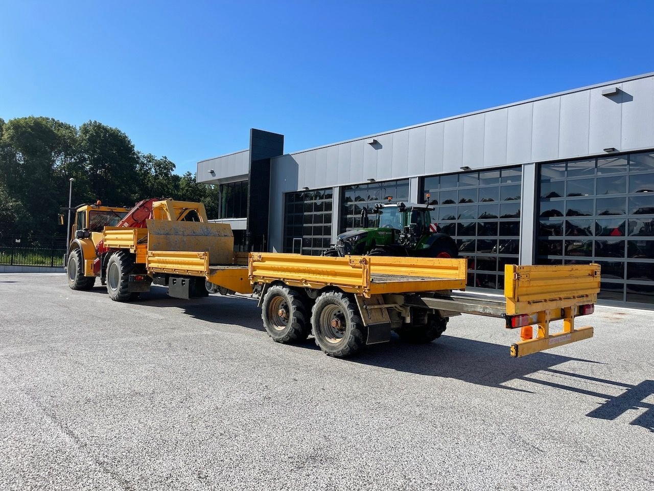 Kipper del tipo Bergmann 3012 Transporter met HKL Kraan, Gebrauchtmaschine en Holten (Imagen 2)