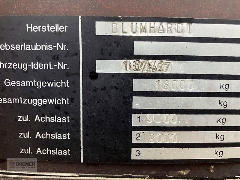 Kipper a típus Blumhardt BLUMHARDt KD 180, Gebrauchtmaschine ekkor: Asendorf (Kép 26)