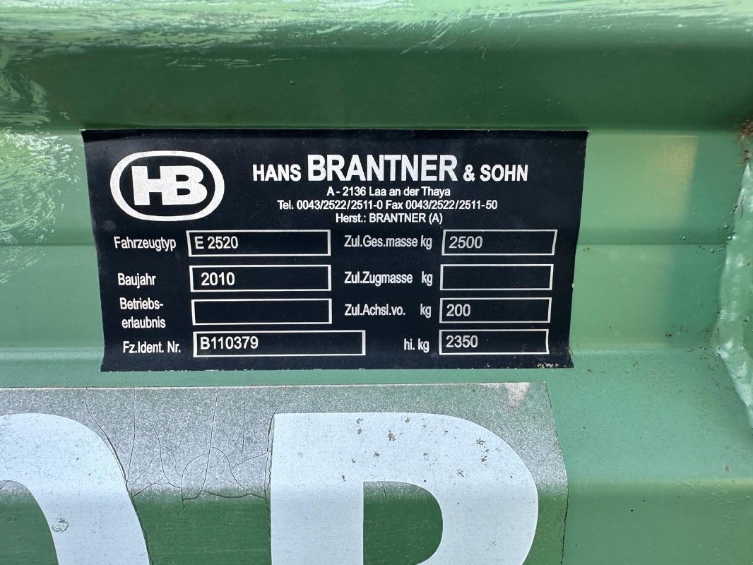 Kipper от тип Brantner E 2520, Gebrauchtmaschine в Liebenwalde (Снимка 3)