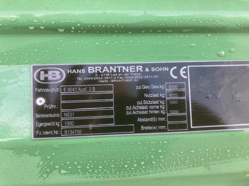 Kipper Türe ait Brantner E 6040 POWER FLEX +, Neumaschine içinde Hofgeismar (resim 2)