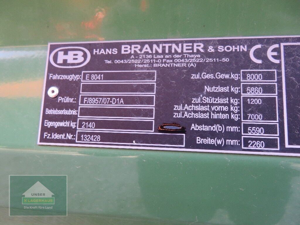 Kipper van het type Brantner E 8041, Neumaschine in Hofkirchen (Foto 13)