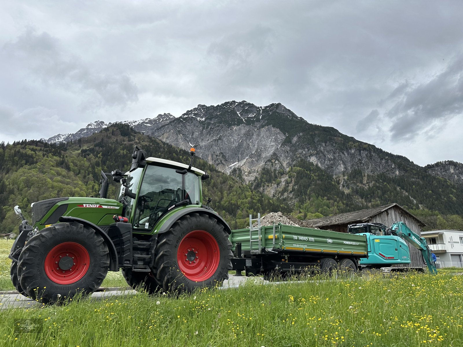 Kipper tip Brantner TA 14045/2 XXL Baukipper mit Gewerbe 40 Km/h, Gebrauchtmaschine in Rankweil (Poză 16)