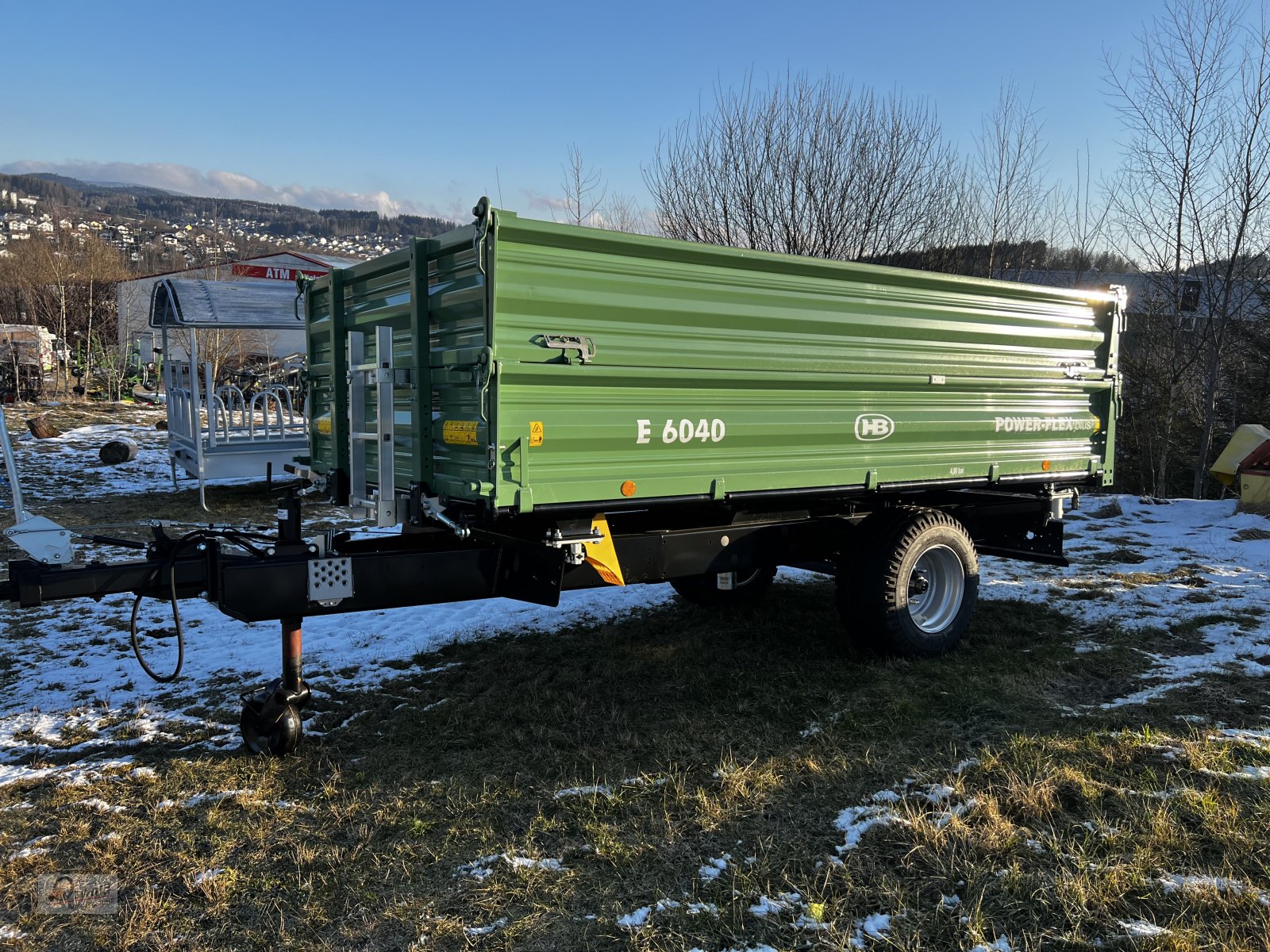 Kipper van het type Brantner TA 14045 XXL, Neumaschine in Regen (Foto 3)