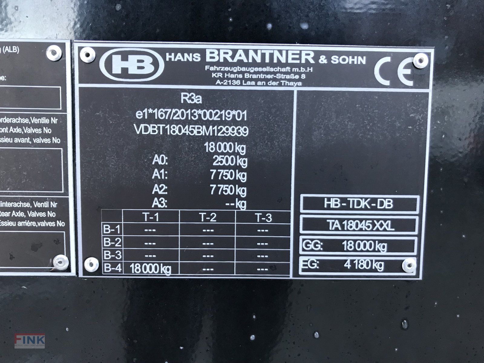 Kipper del tipo Brantner TA 18045/2 XXL, Neumaschine en Burgberg-Häuser (Imagen 5)