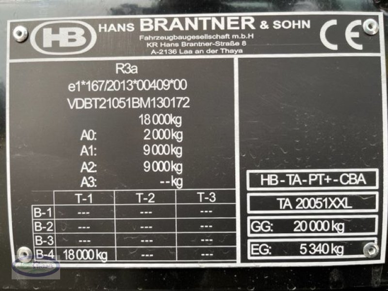 Kipper typu Brantner TA 20051/2 XXL, Neumaschine v Münzkirchen (Obrázek 11)