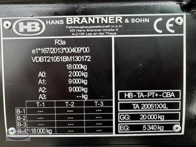 Kipper of the type Brantner TA 20051 XXL, Gebrauchtmaschine in Münzkirchen (Picture 8)