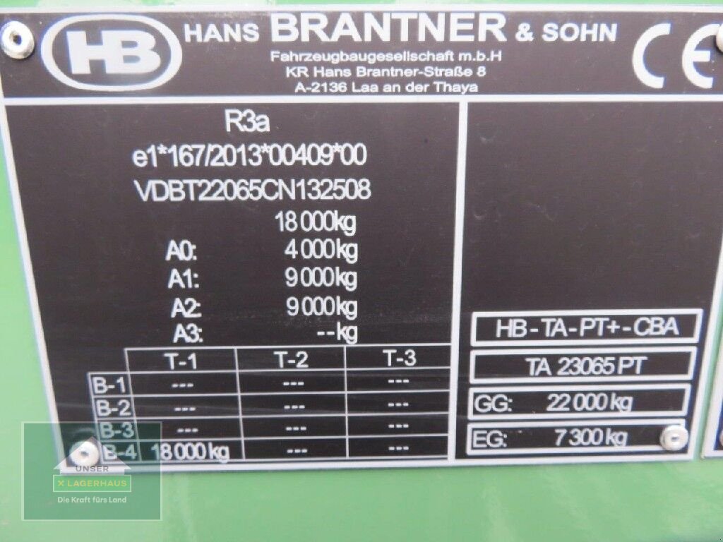 Kipper del tipo Brantner TA 23065/2 Power Tube, Neumaschine en Hofkirchen (Imagen 13)