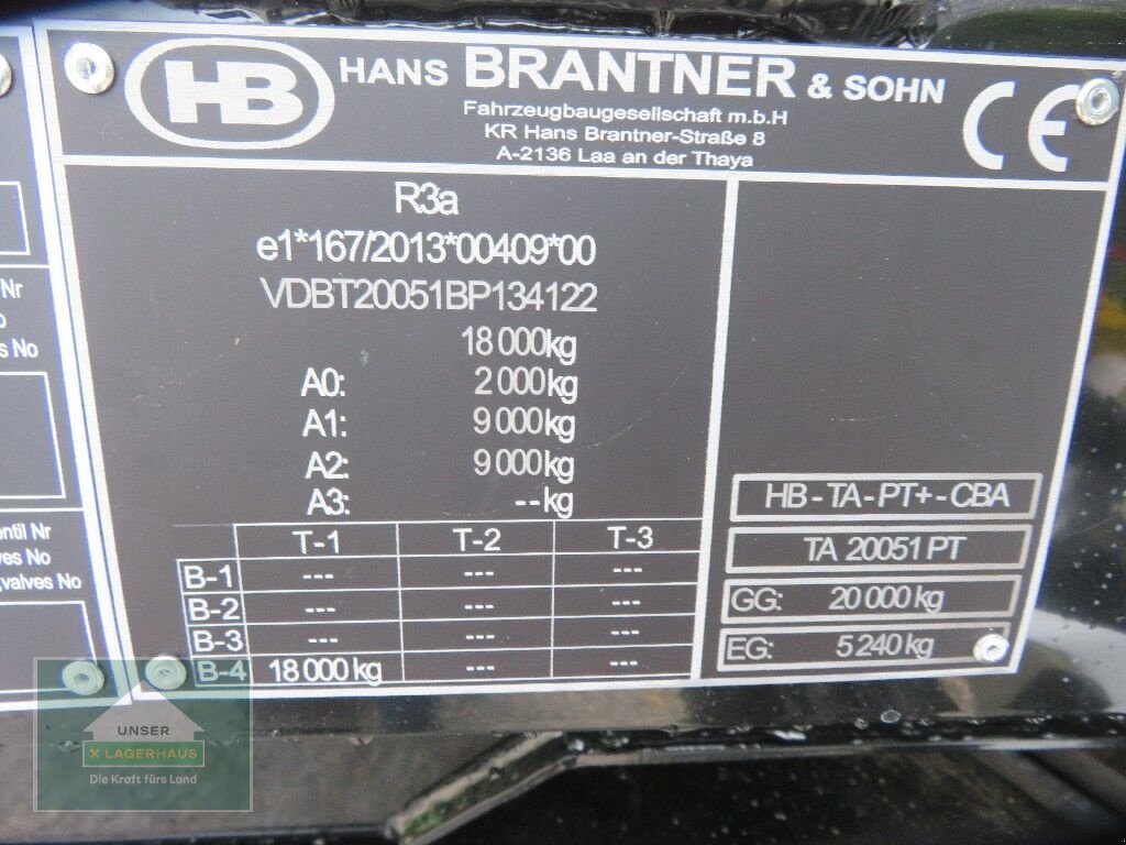 Kipper του τύπου Brantner TA20051 Aktion Multiplex, Neumaschine σε Hofkirchen (Φωτογραφία 11)