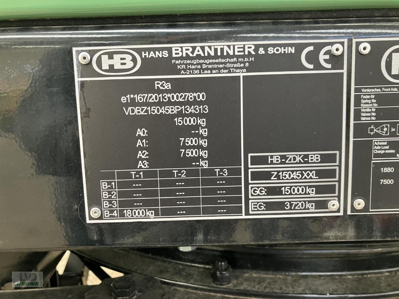 Kipper tip Brantner Z 15045 XXL, Gebrauchtmaschine in Spelle (Poză 13)