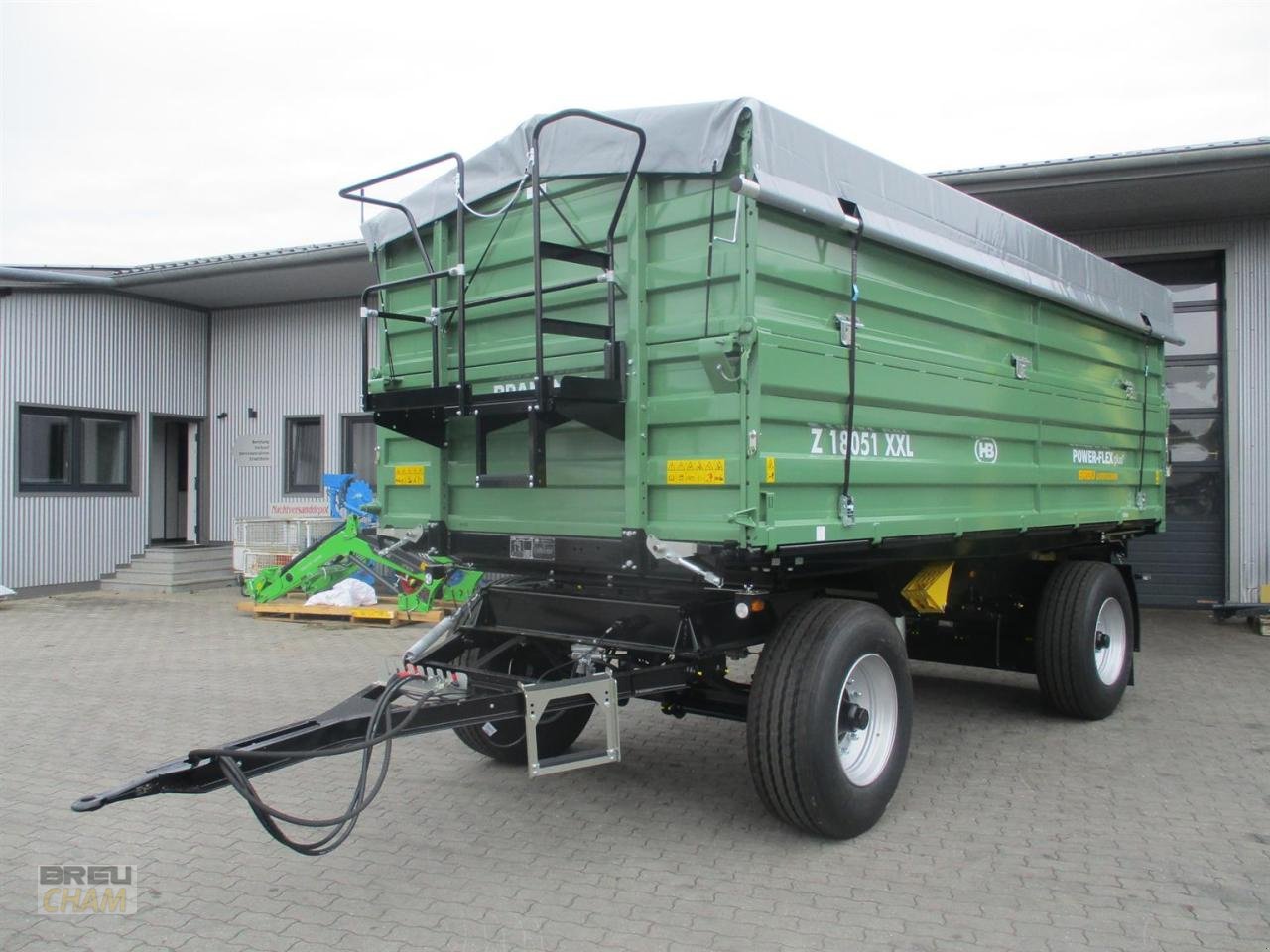 Kipper del tipo Brantner Z 18051/2 XXL, Neumaschine en Cham (Imagen 1)